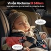 Muja Cámara Coche Bebé Asiento Trasero, Pantalla HD de 7
