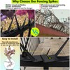 WHCDSTGJ Metal Anti Climb Spikes for Fences and Walls, Effectively