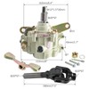 REBEKAMODS Transmissions Reverse Gearbox, Integrated Reverse Gear for 150cc-300cc Vertical