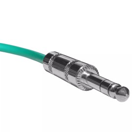 YOVUS GREEN 6ft foot 1/4 stereo male to 6.3mm plug balanced TRS audio patch cable cord
