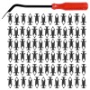 Caltric 100 Fender Rivet Clips w/ Tool for Polaris General