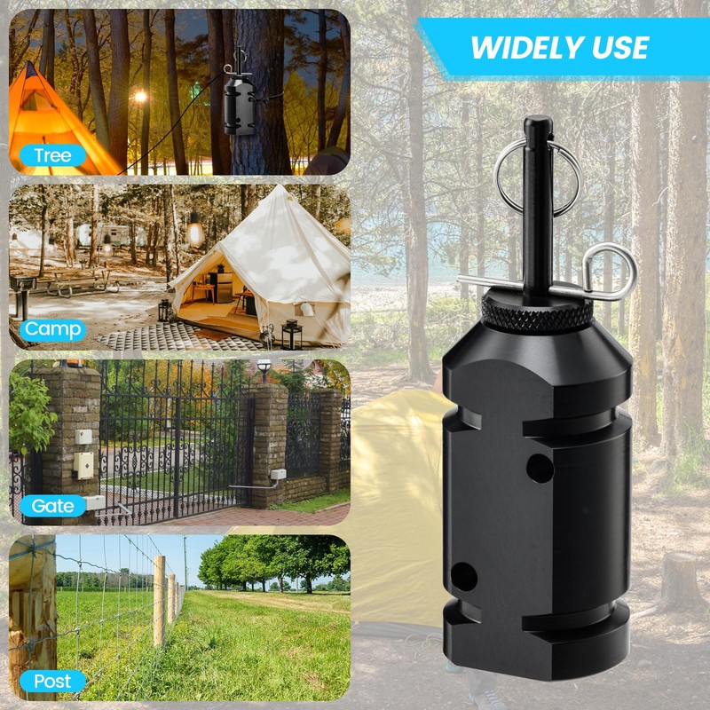 Haoguo 2 Pcs Camp Security Perimeter Trip Wire Alarm, Camping