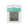XLR Steel Socket Wallplate