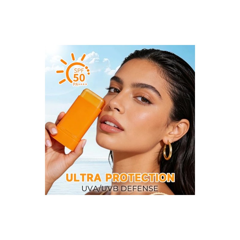 ULTRAMO Protector Solar en Barra, SPF50+ PA++++ UV Stick Acabado