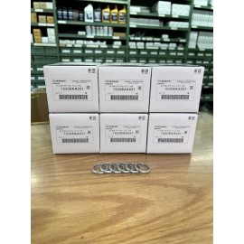 Subaru Genuine OEM Subaru H6 Oil Filters & Drain Plug Gaskets 6 Pack 15208AA031