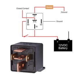 Ehdis 2 Pack Car Relay 12V 80 AMP 5 Pin, JD2912-1Z-12VDC 80A 14VDC SPDT Truck Boat Van Vehicle Automotive Relay 12V Switch