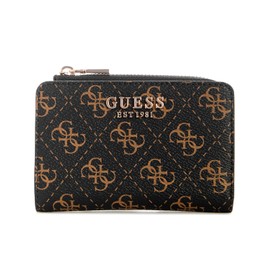 GUESS Laurel Ii - portafolios con cierre para mujer, marrón (Brown Logo), Talla unica