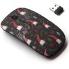 2.4G Wireless Mouse with Cute Pattern Design for All Laptops