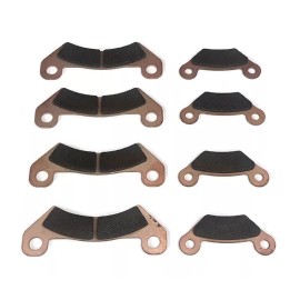 Vital All-Terrain (2) Front Rear Brake Pads for Gas Diesel John Deere Gator XUV AM141182 AM140607