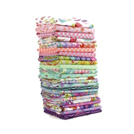 Untamed Half Yard Bundle (24 Pieces) by Tula Pink for Free Spirit 18 x 44 inches (45.72 cm x 111.76 cm) Fabric cuts DIY Quilt Fabric