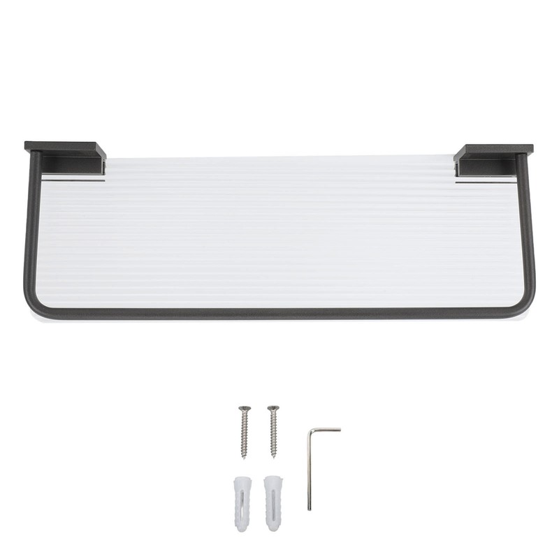 Floating Shelf Space Aluminum Acrylic Wall Mounted Decorative Storage Shelf