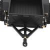 RC Car Hitch Trailer Aluminum Alloy Antislip Rubber Tire Rustproof