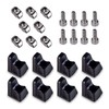 GUITTO GPB Series Guitar Effector Plate Fixing Clips (8 pcs)