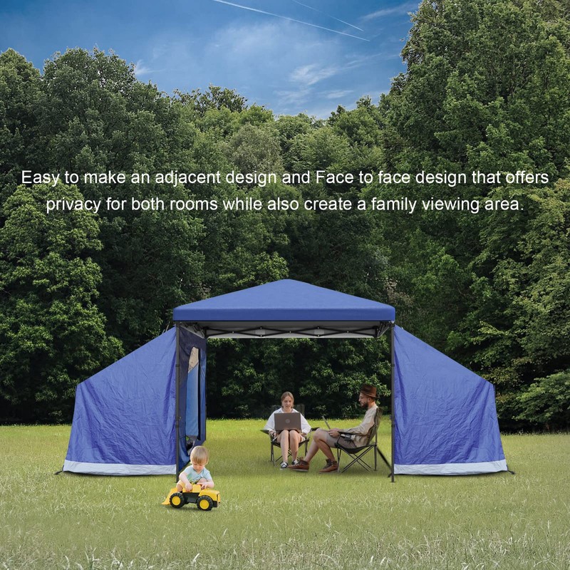 KAMPKEEPER Side Tent,Camping Tent for 10' x 10' Pop Up