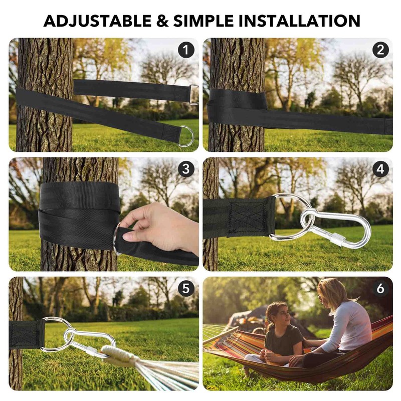 Frocopo Tree Swing Strap Hanging Kit, 5FT Extra Long Tree
