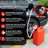 Fuel Transfer Pump with Auto-Stop Sensor-3.2GPM,30s Alert Beep,Overfill Protection,51"Hose Transfer