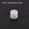 sourcing map Protective Cap Dustproof Cover RCA Female Jack Plug