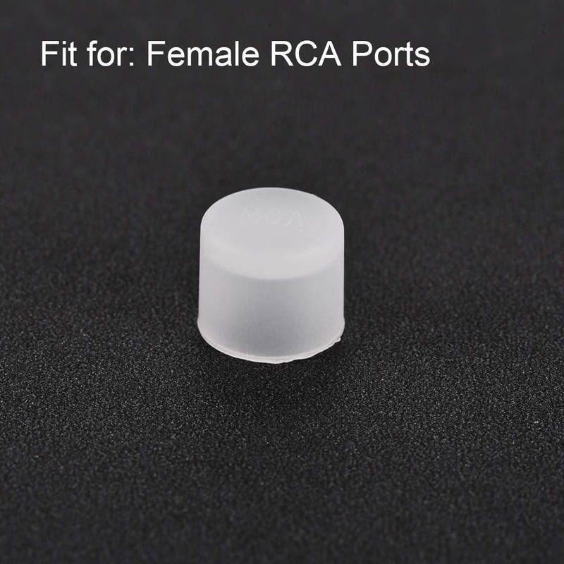 sourcing map Protective Cap Dustproof Cover RCA Female Jack Plug