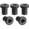 5 Pcs Sliding Barn Door Spacers 1.38in (35mm) Matte Black