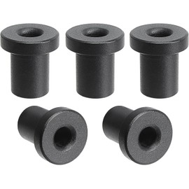 5 Pcs Sliding Barn Door Spacers 1.38in (35mm) Matte Black Spacer Replacement Sliding Barn Door Hardware for Flat Track