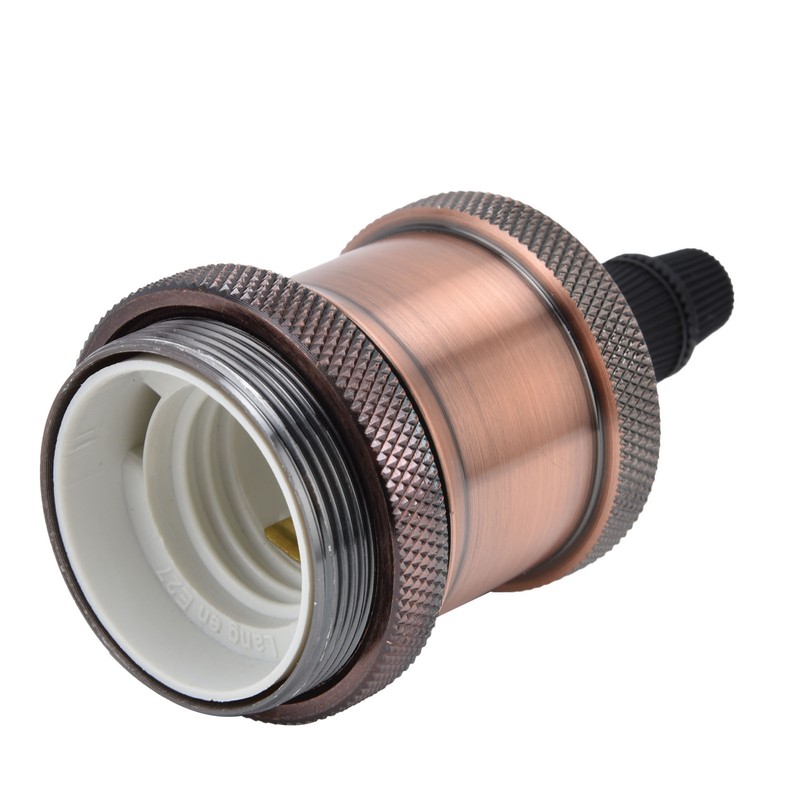 6 Pcs Lamp Holder Metal E26 E27 Screw Retro Lighting