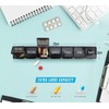 Weekly Pill Organizer with 7-Day Medication and Vitamin Holder Container,