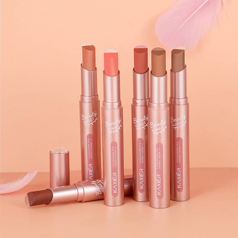 Kaxier Bicolor Eyeshadow Stick 1.9gx2 Eyeshadow 05#Orange