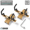Savior Equipment Wall Rack System Heavy-Duty Steel Tactical Dual J-Hooks