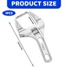 DtgEcd Adjustable Spanner, Wide Jaw Adjustable Spanner, Sink Wrench, Plumbers