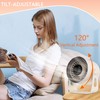 SAYTAY Desk Fan, 100 Speeds Strong Wind Personal Fan Portable