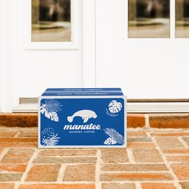 Manatee Gourmet Coffee, Whole Bean, Medium Roast, Caribbean Delight, 2 lb bag, 32 oz