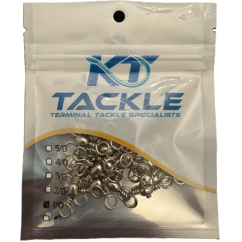 KT Tackle Sea fishing 3 way swivels 4 sizes avaliable