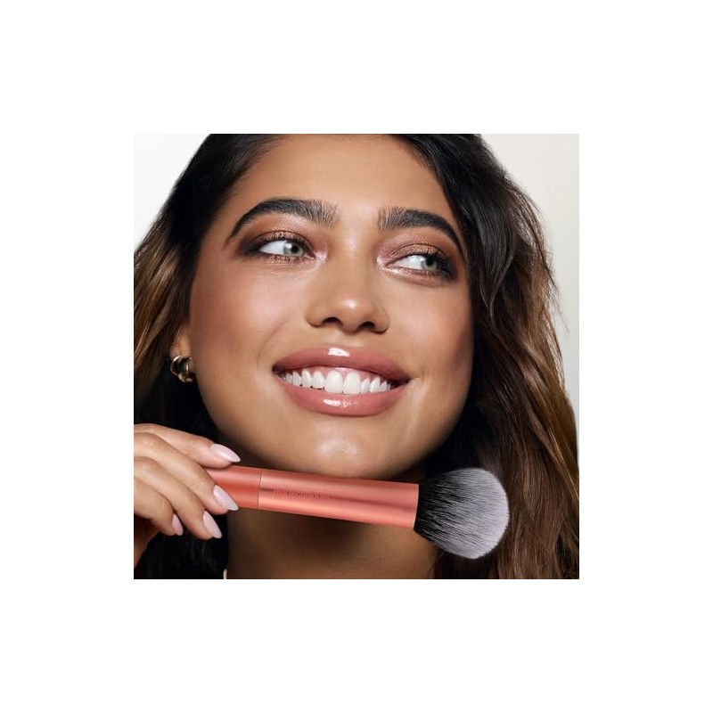 REAL TECHNIQUES, Ultra Plush Powder Makeup Brush, Brocha para Maquillaje