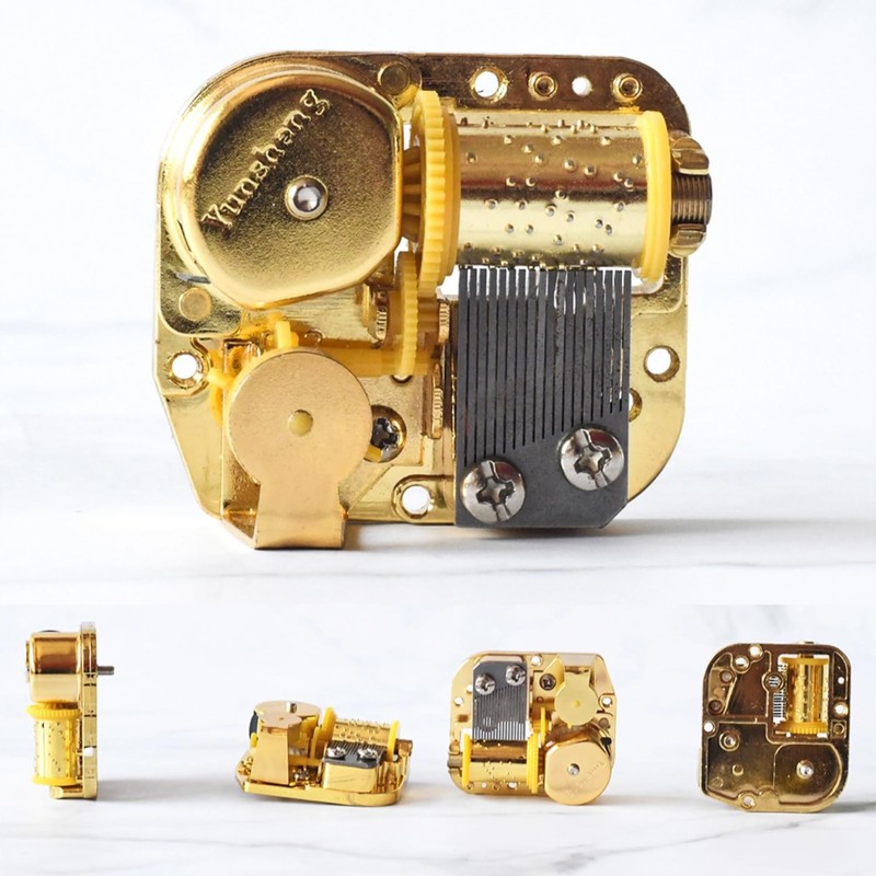 Gueiddi Music Box Mechanism, Jingle Bells 18 Note Musical Movement