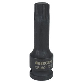 T70 x 78mm 1/2" Drive Extra Long Impact Torx/Star Male Socket Bergen