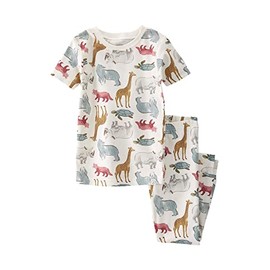 little planet by carter's unisex-baby Baby and Toddler 2-piece Pajamas made with Organic Cotton, Endangered Species, 12 Months