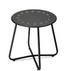 danpinera 2 Outdoor Side Tables with Flower Cut Outs, Weather