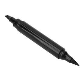 Beard Pen Filler, Long Lasting Shape Repair, 4 Tip Fork Cover, Double Headed Hairdressing Styling Pen, Sweat-Proof, Dark Brown for Everyday Use