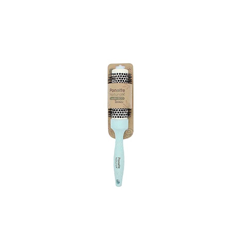 PONETTE Natural – Thermobürste, rund, ECO aus Aluminium mit Keramikbeschichtung,