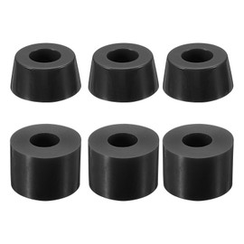PATIKIL Skateboard Bushings, 2 Set 90A PU Long-Board Truck Bushings Rebuild Kit for Skateboard Parts, Black