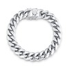 VIVDEC Miami Cuban Link Bracelet for Men 12MM Stainless Steel