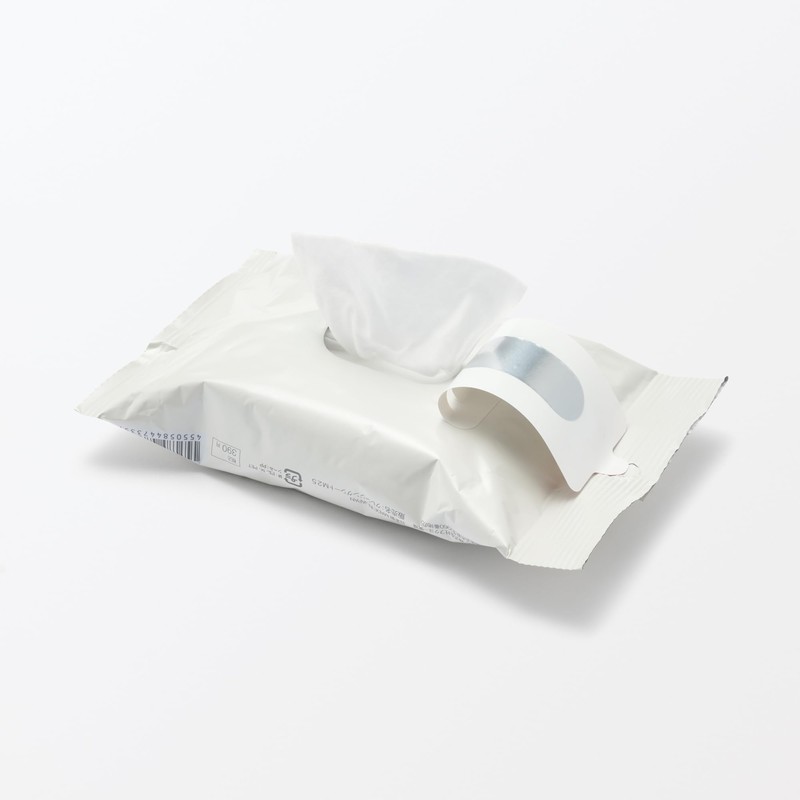 MUJI 84473357 Cleansing Sheet, 12 Sheets/Approx. 8.9 x 7.9 inches