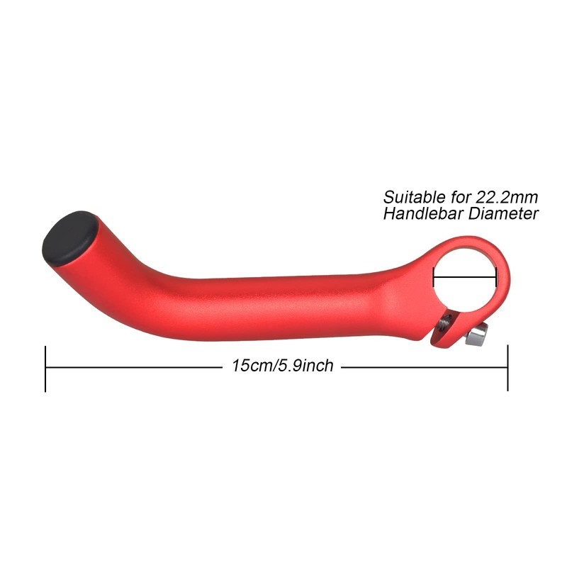 FIFTY-FIFTY Bicycle Handlebar Ends, Bar Ends Bicycle, Aluminium Alloy Handlebar