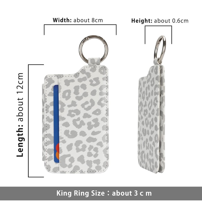 Havaya for Magsafe Wallet, a+white leopard print, Classic