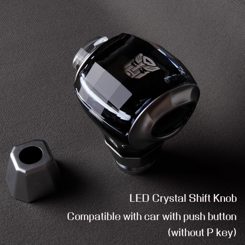 suupar Touch Activated Color changing LED Crystal Automatic Shift Knob