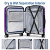 KYME Carry On Luggage 22x14x9 Airline Approved Expandable Hardshell 20