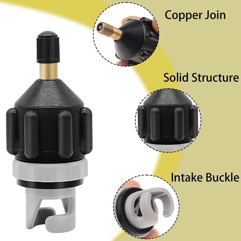 Sup Accessories, 2 Adapters for SUP Pump and Compressor, Stand