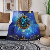 CaomeiWu Capricorn Zodiac Blanket, 50" x 40" Flannel Stars Astrology