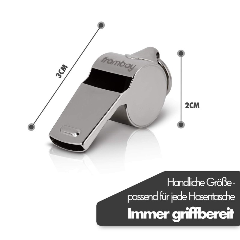 Frambay premium whistle - professional whistle with excellent sound -
