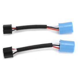 9007 Male To H4 Female Adapter,9004 to H4 Connector,Hummer H2 Headlight Adapter,Powersports Wiring Harnesses,2pcs 9003 Female Wire Harness Connector Adapter Replacement for Hummer H2 Headlight 12V‑24V